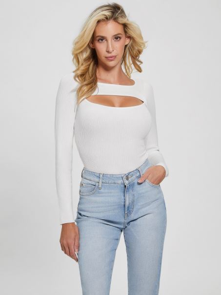 Body Decupat Eco Liv Guess Dove White