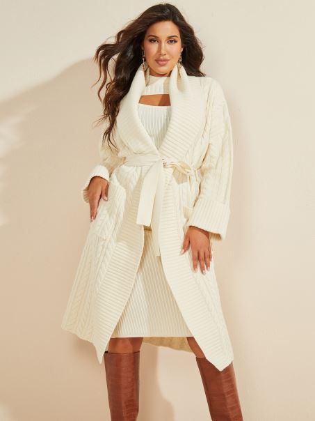 Alb Cald Xian Pulover Cardigan Guess