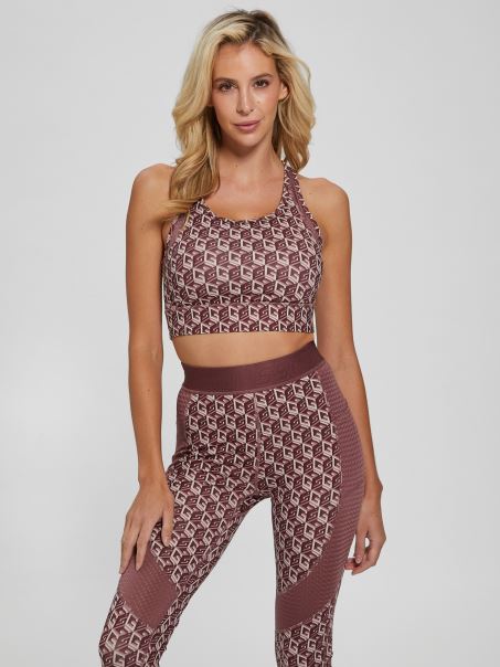 Guess G Cube Red Combo Eco Daria Active Top