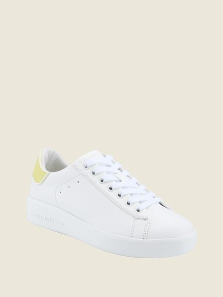 Guess Adidași Cu Toc Pop Rockies Fildeș