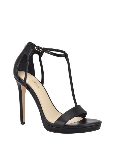 Pantofi Stiletto Cu Curele în T Guess Tecru Negre