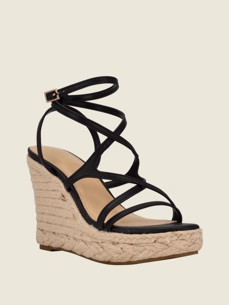 Espadrile Hirani Penis Negru Guess