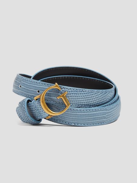 Guess Ardezie Ginevra Curea Slabă Din Piele De șarpe