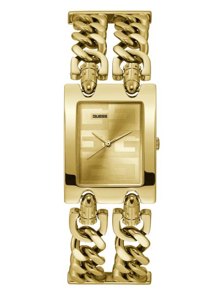 Ceas Analogic Pătrat Multi Guess Auriu