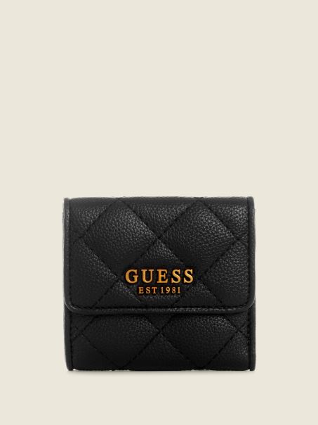 Guess Abey Poșetă Pentru Carduri și Monede Neagră