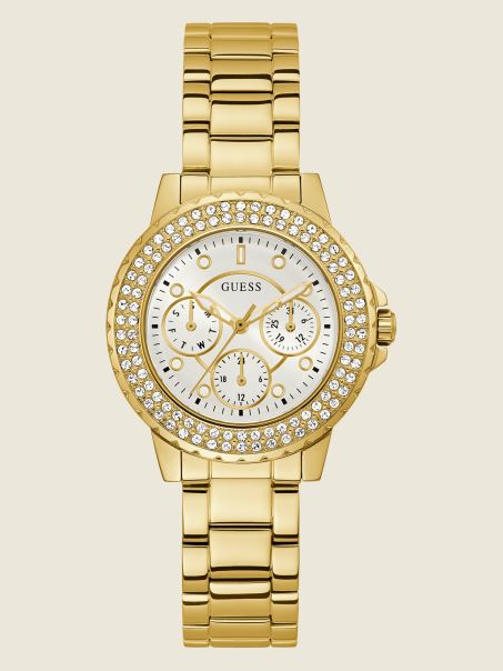Ceas Auriu Guess Multi