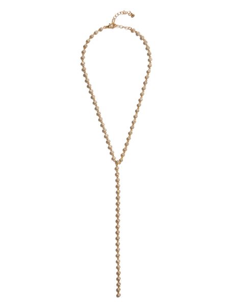 Colier Lariat Cu Stras Placat Cu Aur De 14kt Guess