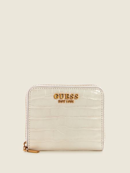 Portofel Mic Cu Fermoar Guess Laurel Brun/maro Egiptean