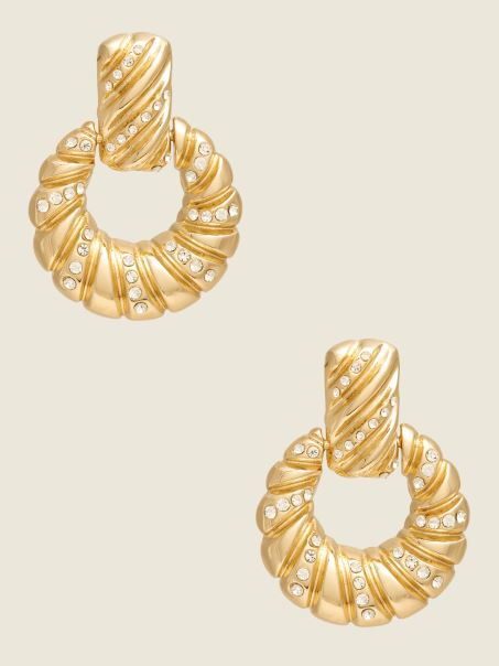 Ghici Cercei Ciocănitor Ușă Croissant Aurii