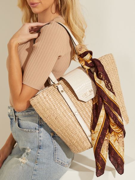 Guess Plu Quattro G Eșarfă De Mătase