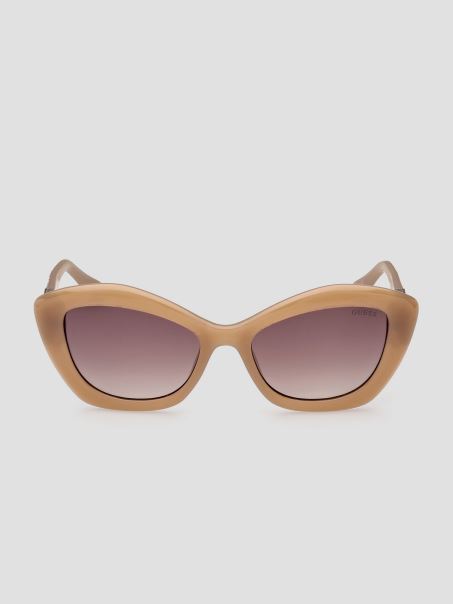 Ghici Că Ochelarii De Soare Cu Ochi De Pisică De Plastic Fard De Obraz