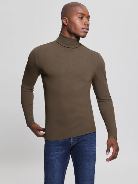 Cacao Dulce-amar Guess Mateo Turtleneck Trie