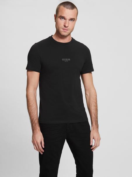 Eco Aidy Tee Jet Black Guess