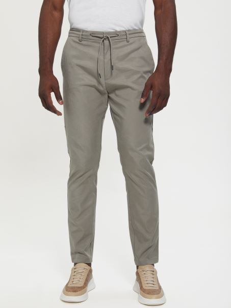 Pantaloni Eco Tehnici Verde Muschi Guess