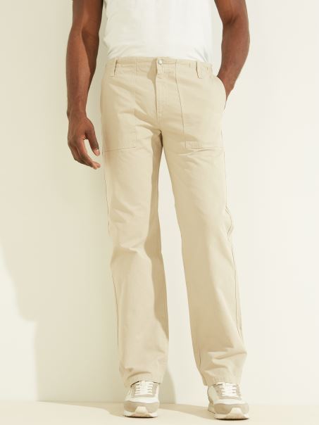 Mason Dobby Pantaloni Guess Pasadena Stone