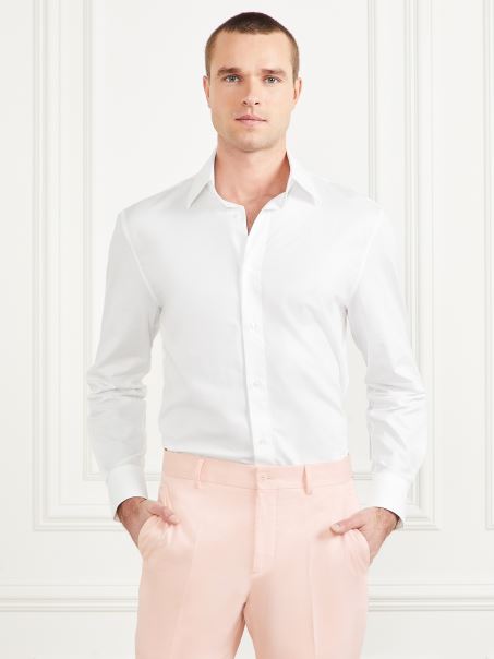 Cămașă Alb Pur Guess William