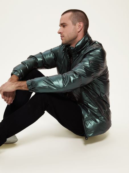 Jachetă Puf Metalic Guess Alpine Grove