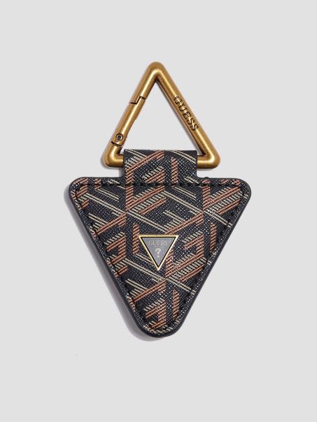 Breloc Triunghi Ederlo Guess Black