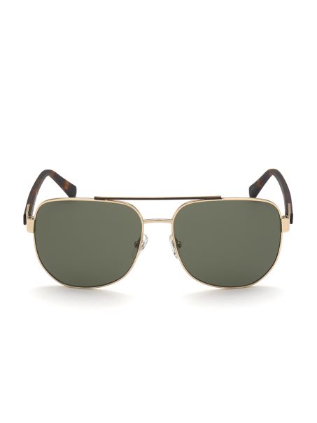Ochelari De Soare Marlon Navigator Auriu Lucios/verde Guess