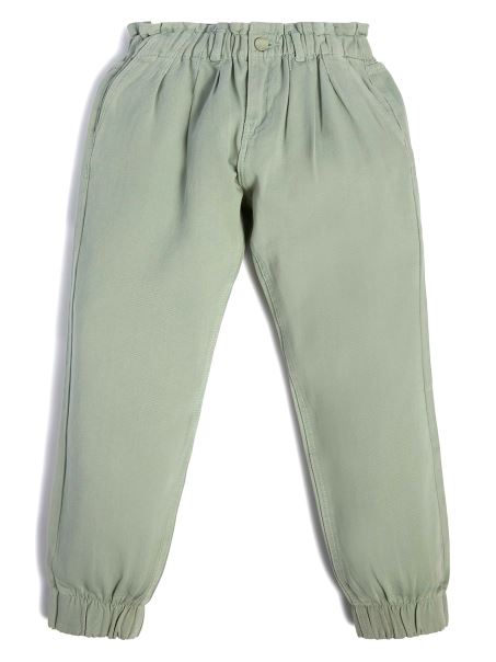 Pantaloni Din Twill Paperbag (7-14) Guess Light Matcha