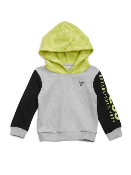 Hanorac Guess Eco Color-block (2-7) Stone Light Heather