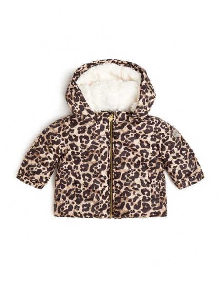 Jachetă Căptușită Cu Glugă Imprimată Guess P899 (0-24 M)