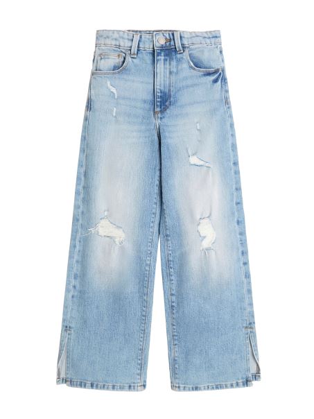 Blugi Cu Picioare Drepte Din Anii ’90 Spalati Cu Zahar Usor (7-14) Ghici