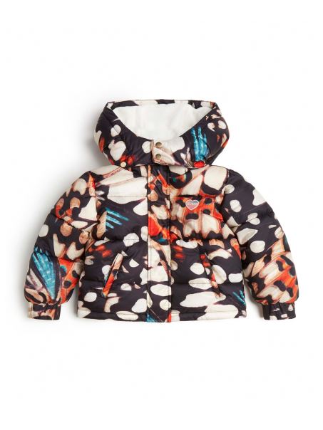 Jachetă Căptușită Cu Glugă Cu Imprimeu Guess Fluturi (2-7)
