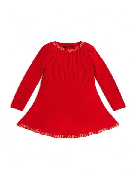 Rochie Midi Evazată Guess Brilliant Berry (2-7)