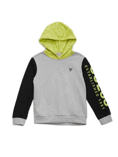 Hanorac Eco Color-block (7-14) Guess Light Stone Heather