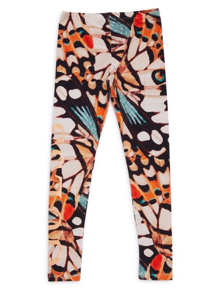 Leggings Cu Sigla Cu Sclipici Imprimate Guess Fluturi (7-16)