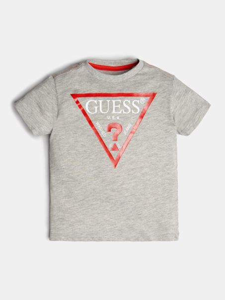 Tricou Pentru Copii Cu Mânecă Scurtă Cu Logo Triunghi Guess (2-7)