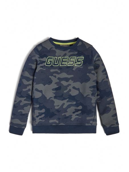 Top Eco-activ Guess Argintiu Cu Imprimeu Camuflat (4-16)