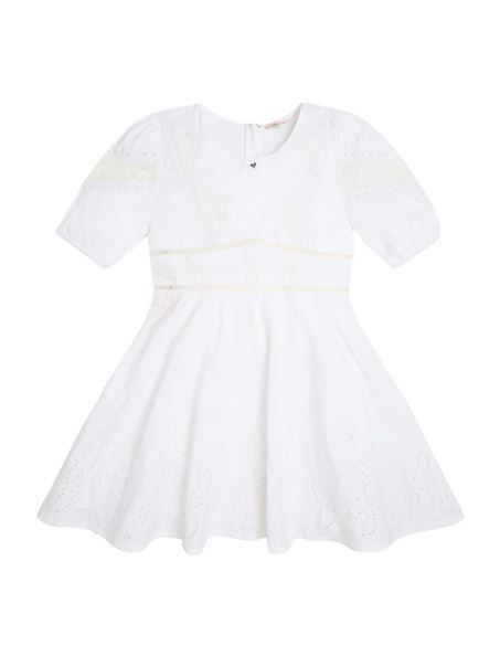 Top Cu Tunică Croșetată Guess Alb Pur (7-14)