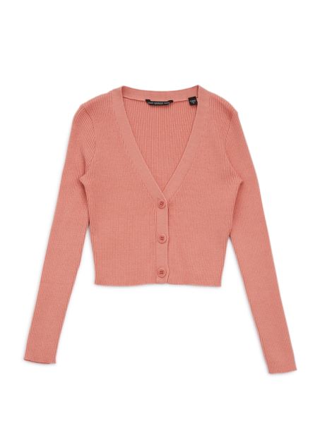 Guess Eco Pulover Cardigan (7-14) Trandafir La Mijlocul Verii