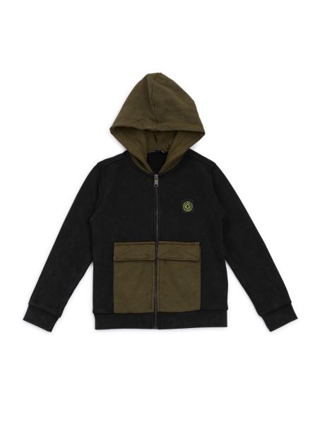 Hanorac Activ Cu Fermoar Guess Jet Black (7-16)