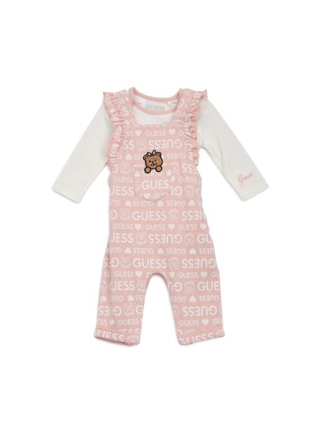 Set Body Si Salopeta (0-12m) Sare Alb Ghici