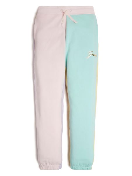 Pantaloni De Jogging Multicolor Multi Eco Color-block (7-14) Guess