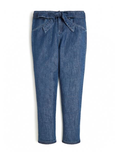 Blugi Sclipici Cu Curele Guess Lurex Mediu Albastru (7-14)