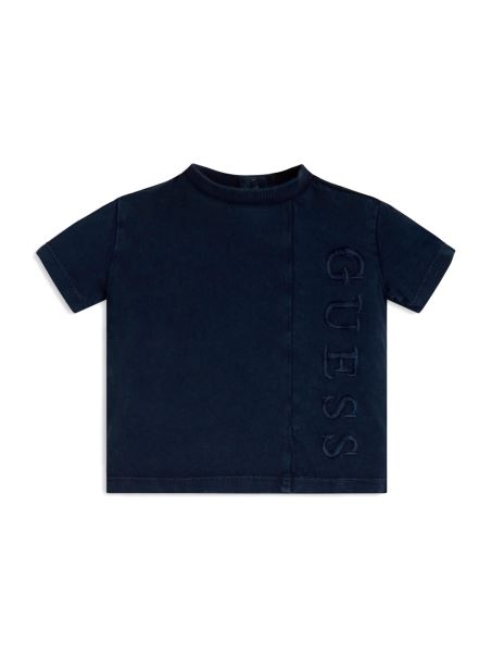 Tricou Cu Logo Pe Jumătate Vopsit (2-7) Guess Deck Blue