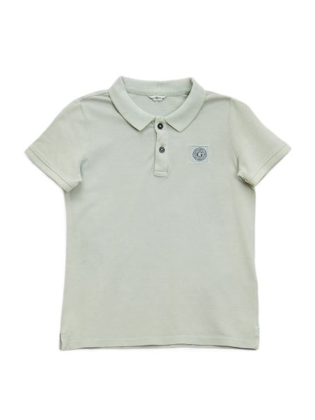 Minime Piquet Polo (7-14) Matcha Dust Guess