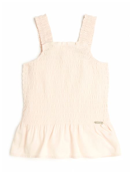 Rezervor Peplum Fumat Roz Dolly (7-14) Ghici
