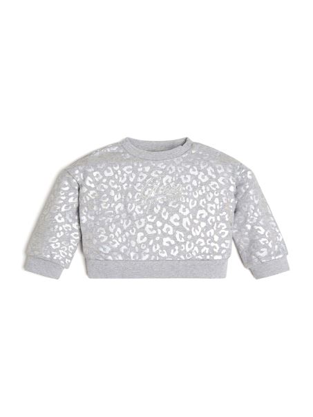 Guess Hanorac Cu Logo Leopard Colorat (2-7) Diva Leopard