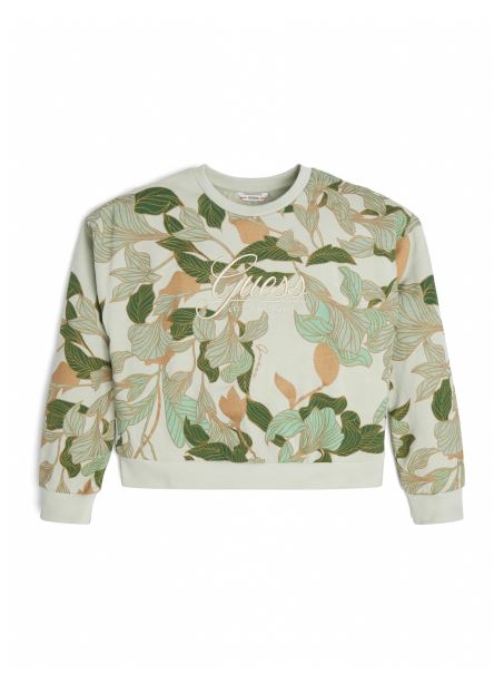 Top Activ Cu Mânecă Lungă Guess Cu Frunze De Măslin (7-14)