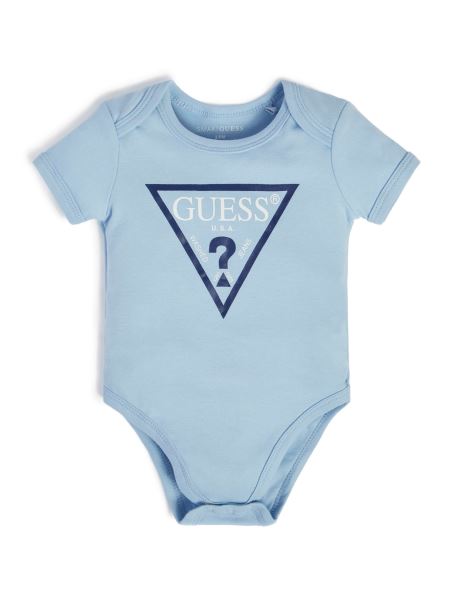 Body Cu Logo-ul Guess Albastru Matuit (0-24 M)