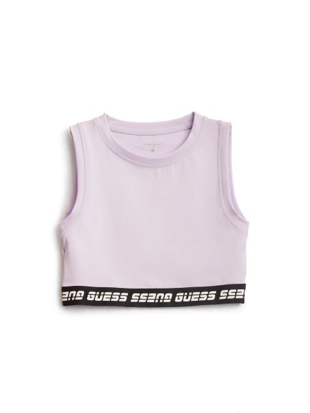 Guess Sutien Activ Trim Logo (8-14) Liliac Deschis Nou