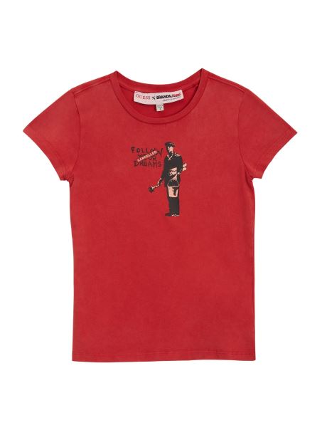 Tricou Guess Vise Anulate Roșu Sultry (7-16)