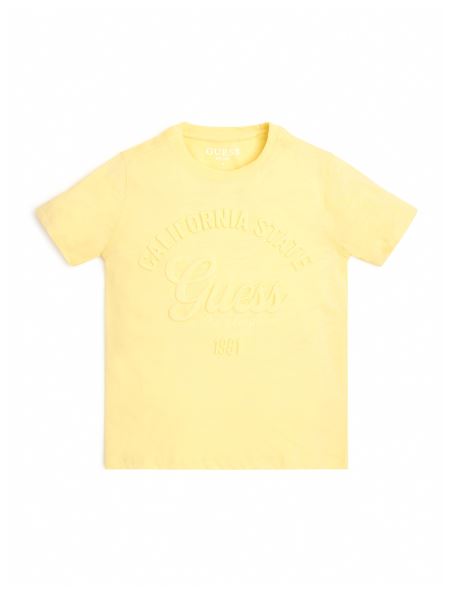 Tricou Cu Logo în Relief Guess Lemon Mist (7-16)