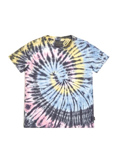 Guess Minime Spiral Tie-dye Tee (7-14) Lemon Mist Multi