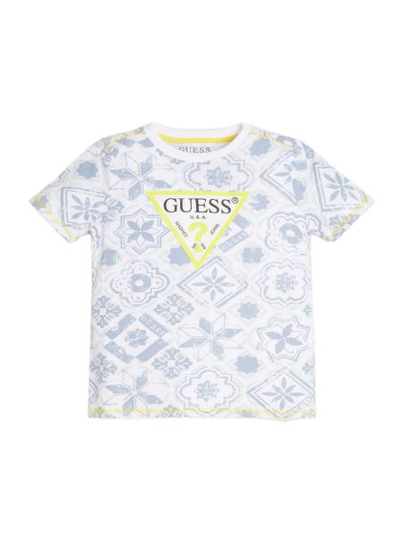 Tricou Imprimat Logo Cauciuc (7-16) Gresie Albastre Imprimeu Guess